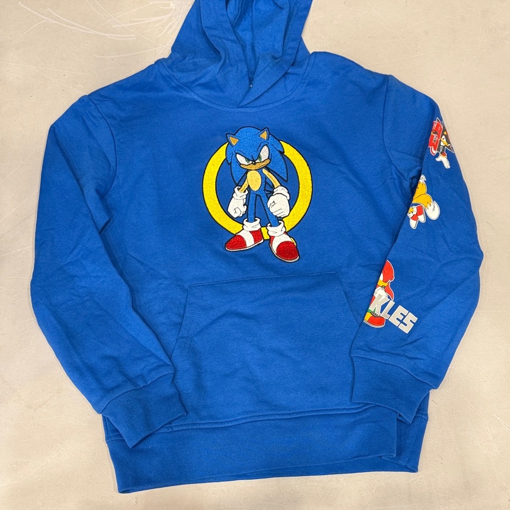Sonic the Hedgehog Blue Hoodie for Kids